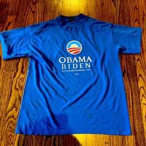 Rare Obama Biden campaign Tshirt 2007. Size Large